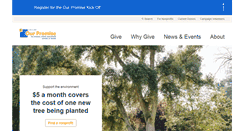 Desktop Screenshot of ourpromiseca.org